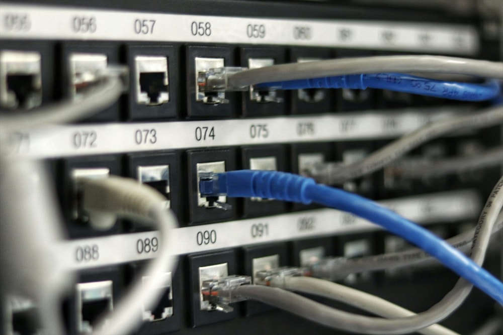 Network setup with routers, switches and wireless access points